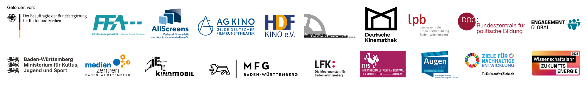 Grafik mit Logo der Sponsoren
