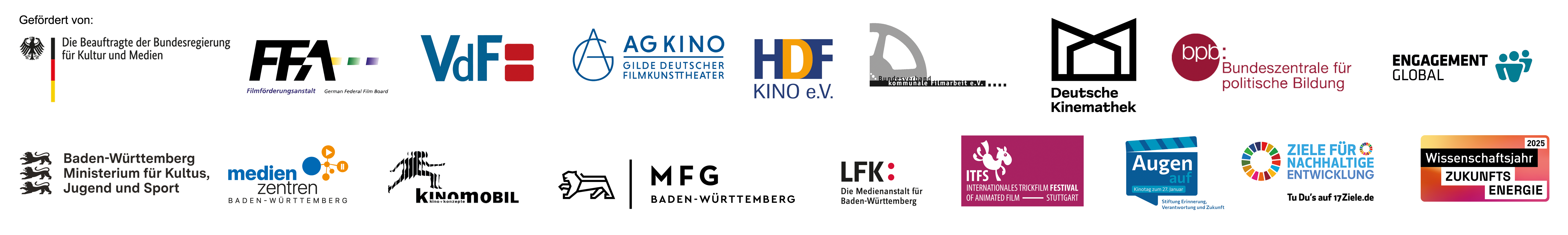 Grafik mit Logo der Sponsoren